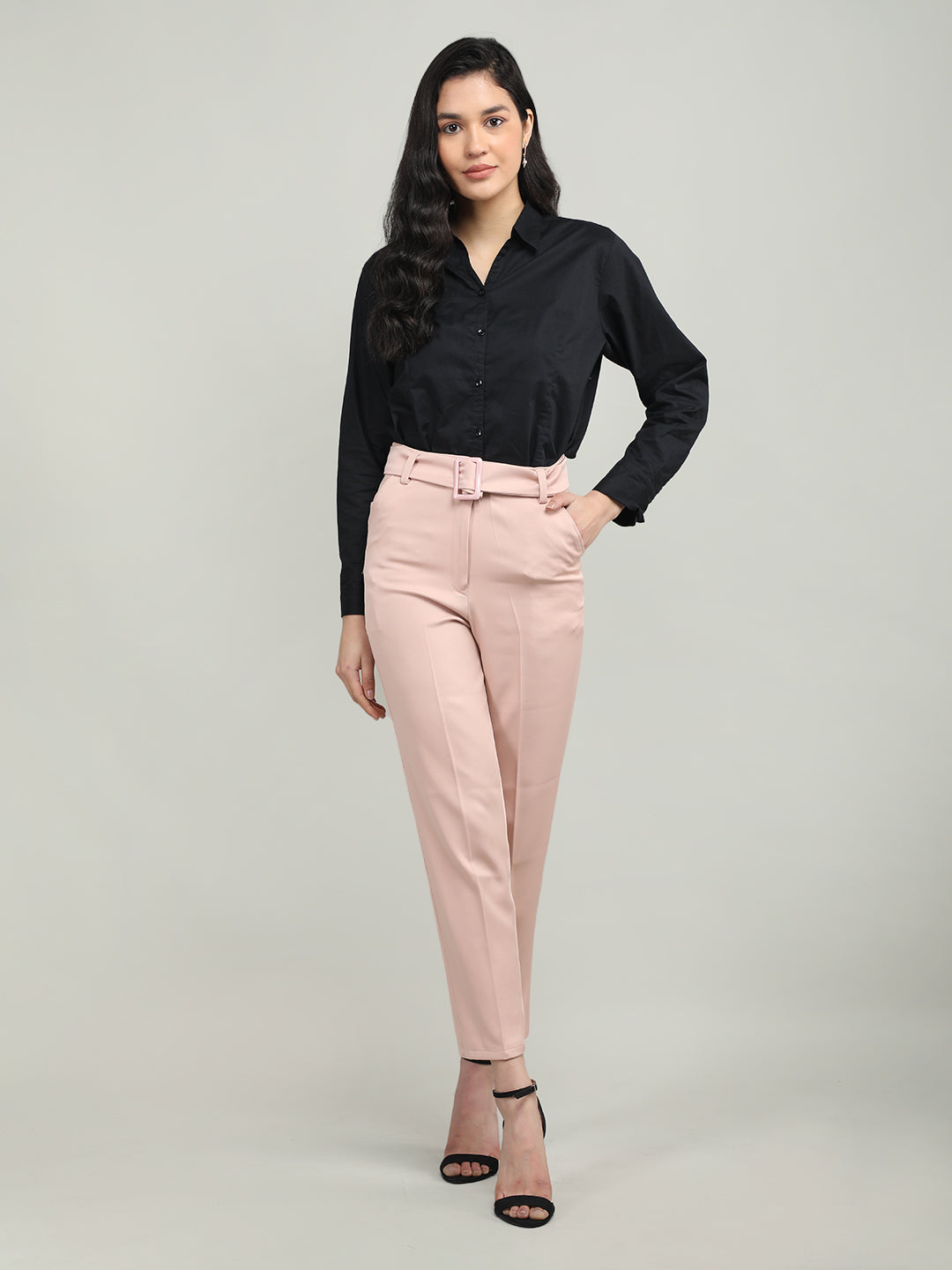 SMIDOW Dress Pants Women High Waisted Straight Leg Regular Fit Bootcut  Business Work Office Pant with Pockets at Amazon Women's Clothing store